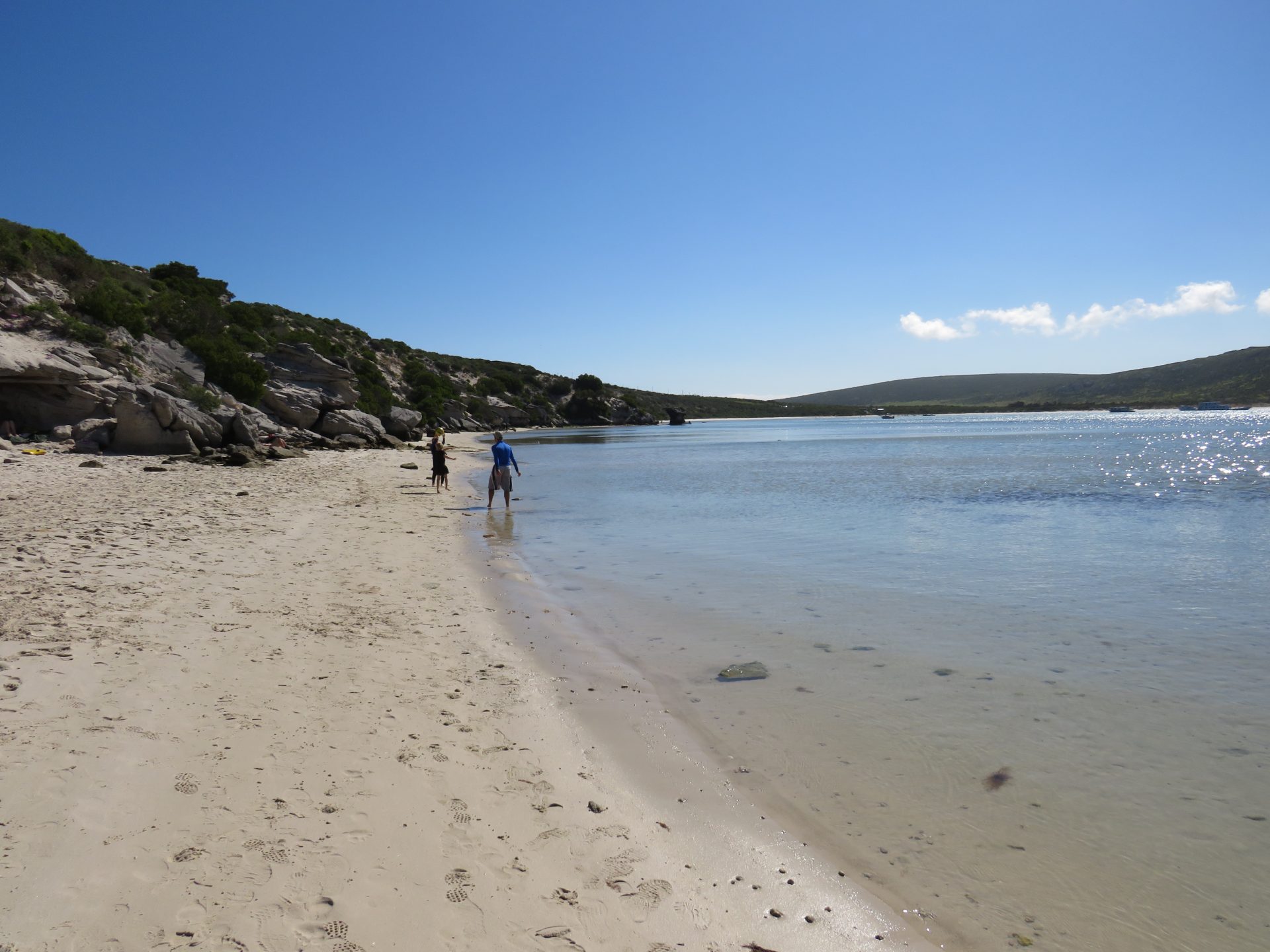 saldanha bay beach walk calm waters